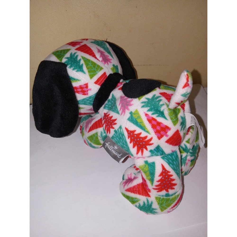 Hallmark Festive Tree Floppy Snoopy 2019 Christmas Plush Peanuts 9"